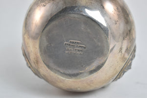 Sterling Silver Thai Pomegranate Engraved Honey Sugar Pot