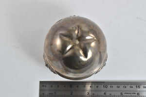 Sterling Silver Thai Pomegranate Engraved Honey Sugar Pot