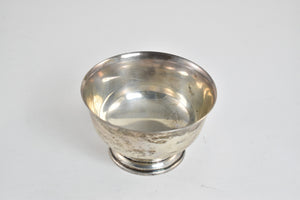 Sterling Silver Cartier Paul Revere Reproduction Footed Bowl H Monogram