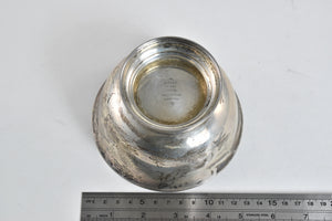 Sterling Silver Cartier Paul Revere Reproduction Footed Bowl H Monogram