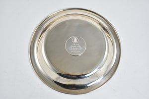 Sterling Silver 1950 The Franklin Mint Thanksgiving Plate