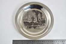 Load image into Gallery viewer, Sterling Silver 1950 The Franklin Mint Thanksgiving Plate