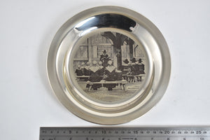 Sterling Silver 1950 The Franklin Mint Thanksgiving Plate