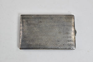Sterling Silver Wallace Sterling Monogram Hammered Cigarette Case