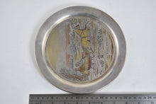 Load image into Gallery viewer, Sterling Silver 1972 &quot;The Road, Winter&quot; Currier Ives Ltd Ed Artwork Plate