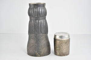 Sterling Silver Peruvian Motif Hand Made Martini Shaker