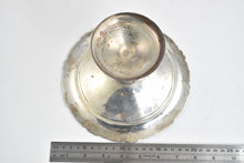 Load image into Gallery viewer, Sterling Silver Towle Enamel Pedestal Candy Nut Serving Dish Bowl