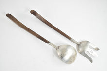 Load image into Gallery viewer, Sterling Silver R.J. Salad Serving Fork &amp; Spoon Set (2 pcs)