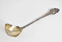 Load image into Gallery viewer, Sterling Silver Medallion Gorham H Best &amp; Son Serving Ladle 14.25&quot;