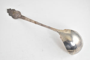 Sterling Silver Medallion Gorham H Best & Son Serving Ladle 14.25"