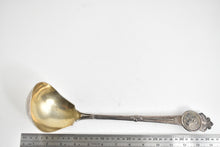 Load image into Gallery viewer, Sterling Silver Medallion Gorham H Best &amp; Son Serving Ladle 14.25&quot;