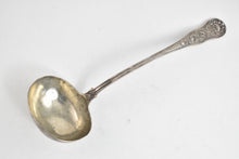 Load image into Gallery viewer, Sterling Silver 1873 H J Lias &amp; Son London Floral Serving Ladle 13&quot;