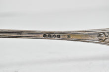 Load image into Gallery viewer, Sterling Silver 1873 H J Lias &amp; Son London Floral Serving Ladle 13&quot;