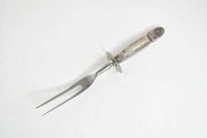 Sterling Silver 1940's Princess Ingrid by Whiting Carving Fork 11.25"