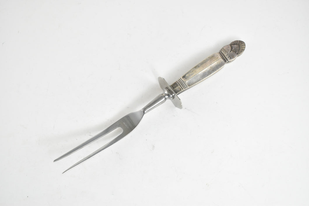 Sterling Silver 1940's Princess Ingrid by Whiting Carving Fork 11.25