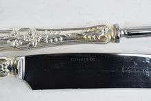 Load image into Gallery viewer, Sterling Silver Tiffany &amp; Co English King Roast Carving Knife &amp; Fork Set