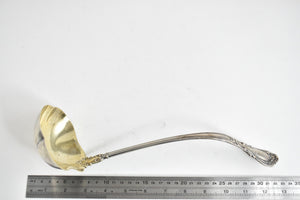 Sterling Silver Gorham Chantilly Maier & Berkele Large Solid Soup Ladle