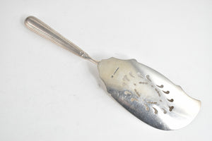 Sterling Silver A E Warner Ornate Monogram Fish Server 13.25"