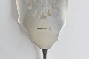 Sterling Silver A E Warner Ornate Monogram Fish Server 13.25"