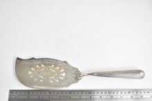Load image into Gallery viewer, Sterling Silver A E Warner Ornate Monogram Fish Server 13.25&quot;