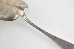 Sterling Silver W.W. Scott Antique Bird Engraved Ornate Fish Server