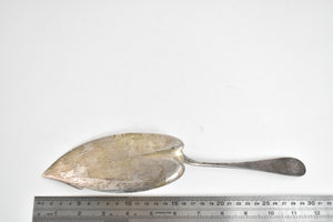 Sterling Silver W.W. Scott Antique Bird Engraved Ornate Fish Server
