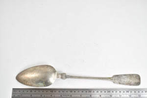 Sterling Silver Antique German Monogram Serving Spoon