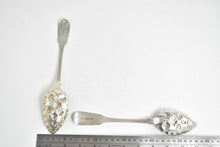 Load image into Gallery viewer, Sterling Silver 1824 Joseph Hicks Exeter Georgian Berry Spoons (2 pcs)