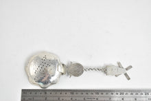 Load image into Gallery viewer, Sterling Silver Elaborate Dutch Village Scene Articulated Wind Mill Spoon