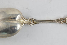 Load image into Gallery viewer, Sterling Silver Whiting Pompadour Pattern Ornate Berry Serving Spoon