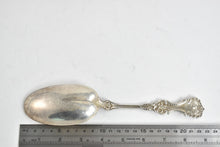 Load image into Gallery viewer, Sterling Silver Whiting Pompadour Pattern Ornate Berry Serving Spoon
