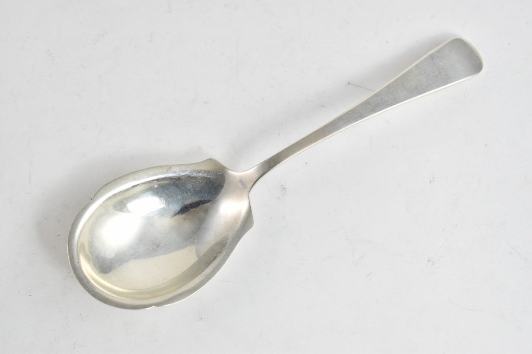 Sterling Silver Galt & Bro Lipped Serving Spoon 9