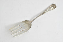 Load image into Gallery viewer, Sterling Silver John McElree Engraved Floral Ornate 8.25&quot; Fork