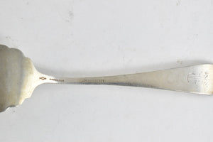 Sterling Silver John McElree Engraved Floral Ornate 8.25" Fork
