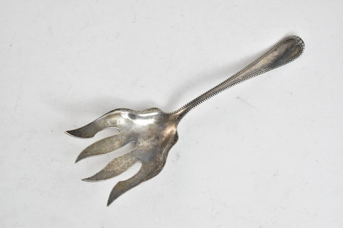 Sterling Silver Gorham Newcastle Pattern Salad Serving Fork