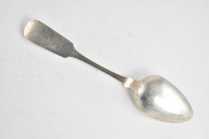 Coin Silver 1830s J Polhamus Flatware Serving Spoon