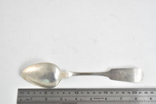 Load image into Gallery viewer, Coin Silver 1830s J Polhamus Flatware Serving Spoon