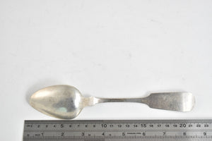 Coin Silver 1830s J Polhamus Flatware Serving Spoon