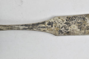 Coin Silver Cook & Co Monogram Fiddle Pattern Spoon