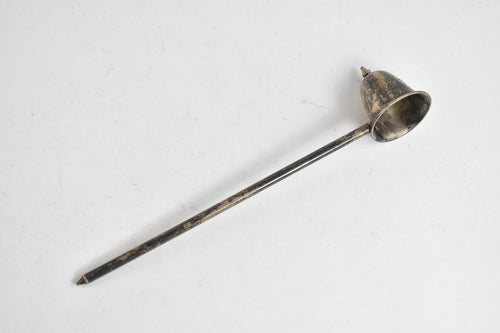 Coin Silver Antique Candle Snuffer 9.75