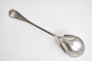 Sterling Silver Tiffany & Co Tiffany Pattern Monogram 10.25" Serving Spoon