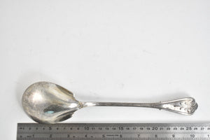 Sterling Silver Tiffany & Co Tiffany Pattern Monogram 10.25" Serving Spoon