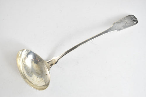 Coin Silver 1824-1846 Robert & William Wilson Ladle Spoon 13.25