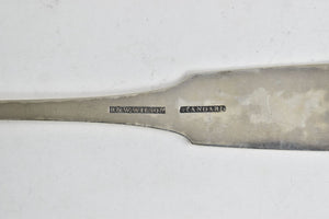 Coin Silver 1824-1846 Robert & William Wilson Ladle Spoon 13.25"