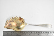 Load image into Gallery viewer, Sterling Silver Walsh &amp; Co Crane Scene Engraved Macaroni Server