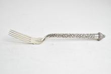 Load image into Gallery viewer, Sterling Silver Ornate Handle Eastern European 8.25&quot; Table Fork