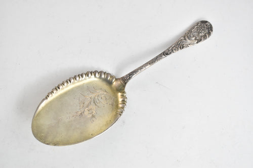 Sterling Silver Wood & Hughes Louvre Pattern Ice Cream Server