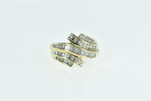 Load image into Gallery viewer, 10K 0.75 Ctw Diamond Channel Bypass Statement Ring Yellow Gold