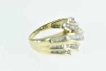 Load image into Gallery viewer, 10K 0.75 Ctw Diamond Channel Bypass Statement Ring Yellow Gold