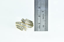 Load image into Gallery viewer, 10K 0.75 Ctw Diamond Channel Bypass Statement Ring Yellow Gold